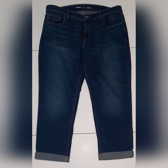 Old Navy Mid-rise Boyfriend Straight Jeans Women's Size 14 Petite - Picture 3 of 8